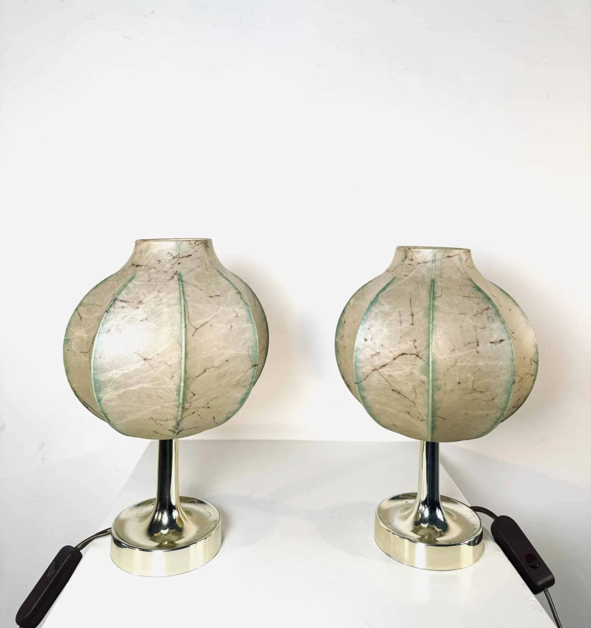 Cocoon Table Lamp By Friedel Wauer For Goldkant Leuchten, Germany, Circa 1960S/1970S
