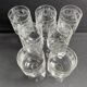 7 ½ crystal guilloche wine glasses – Art Nouveau