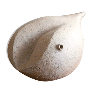 Sculpture poisson en céramique