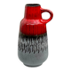 Vase Carstens Tönnieshof 1532-34 in red and grey fat lava ceramic – 1960s