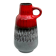 Vase Carstens Tönnieshof 1532-34 in red and grey fat lava ceramic – 1960s