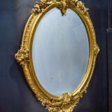 19th-century golden mirror