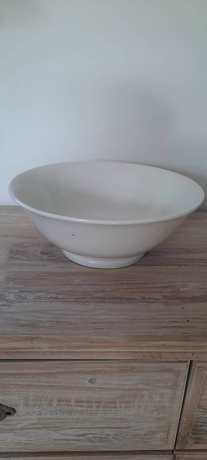 Grand saladier blanc Pillivuyt