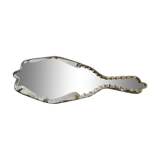 Beveled hand mirror 30x12cm