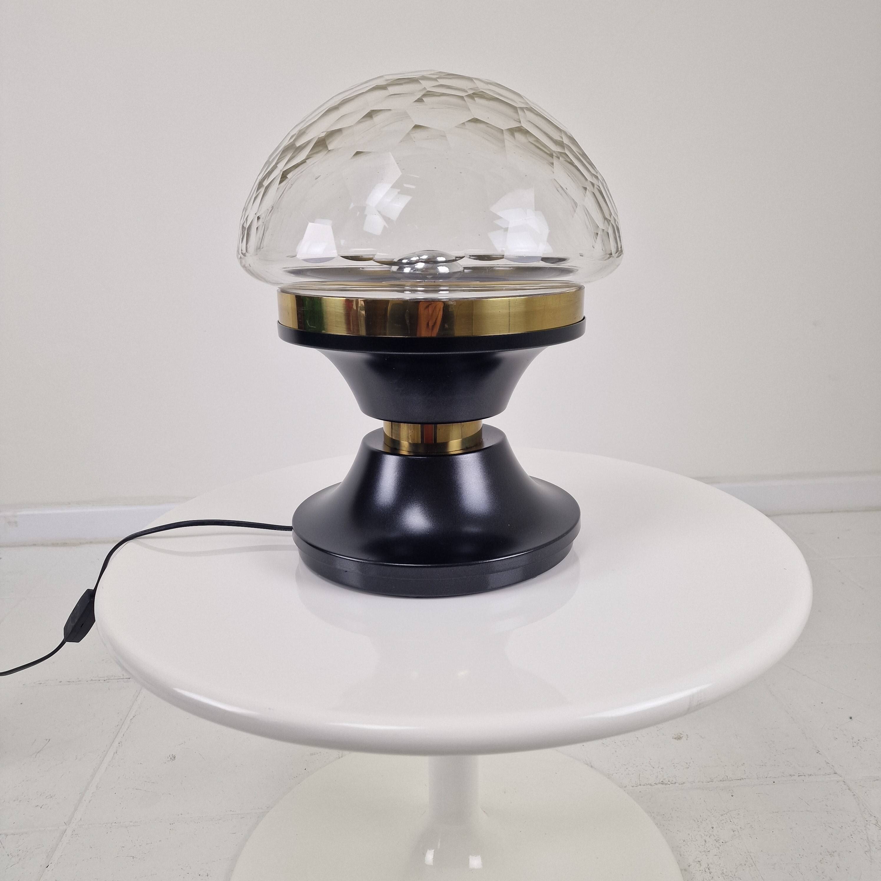 Lampe de table ou de plafond italienne attribuée à Pia Guidetti Crippa pour Lumi
