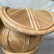 Vivai del sud “flower” rattan coffee table