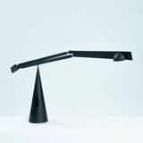 Black pivoting table lamp Model Tabla, designed by Marco Colombo & Mario Barbaglia for Italiana Luce