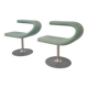 Set of 2 Bla Station Innovation C Swivel Chairs by Fredrik Mattson, Sweden