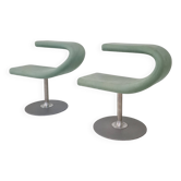 Lot de 2 chaises Bla Station Innovation C Swivel de Fredrik Mattson
