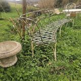 Banquette antique en fer forgé XIXème-XXème