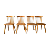 Suite of 4 vintage chairs