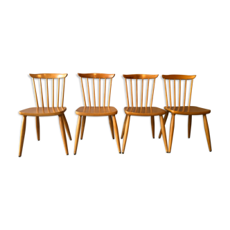 Suite of 4 vintage chairs