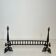 Wrought iron fire dogs