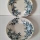 Duo d’assiettes creuses Hte Boulenger & Cie Choisy-le-Roi, circa 1885–1900.