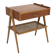 Scandinavian teak and oak bedside table, Sweden, 1960