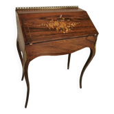 Sloping desk in Louis XV style marquetry
