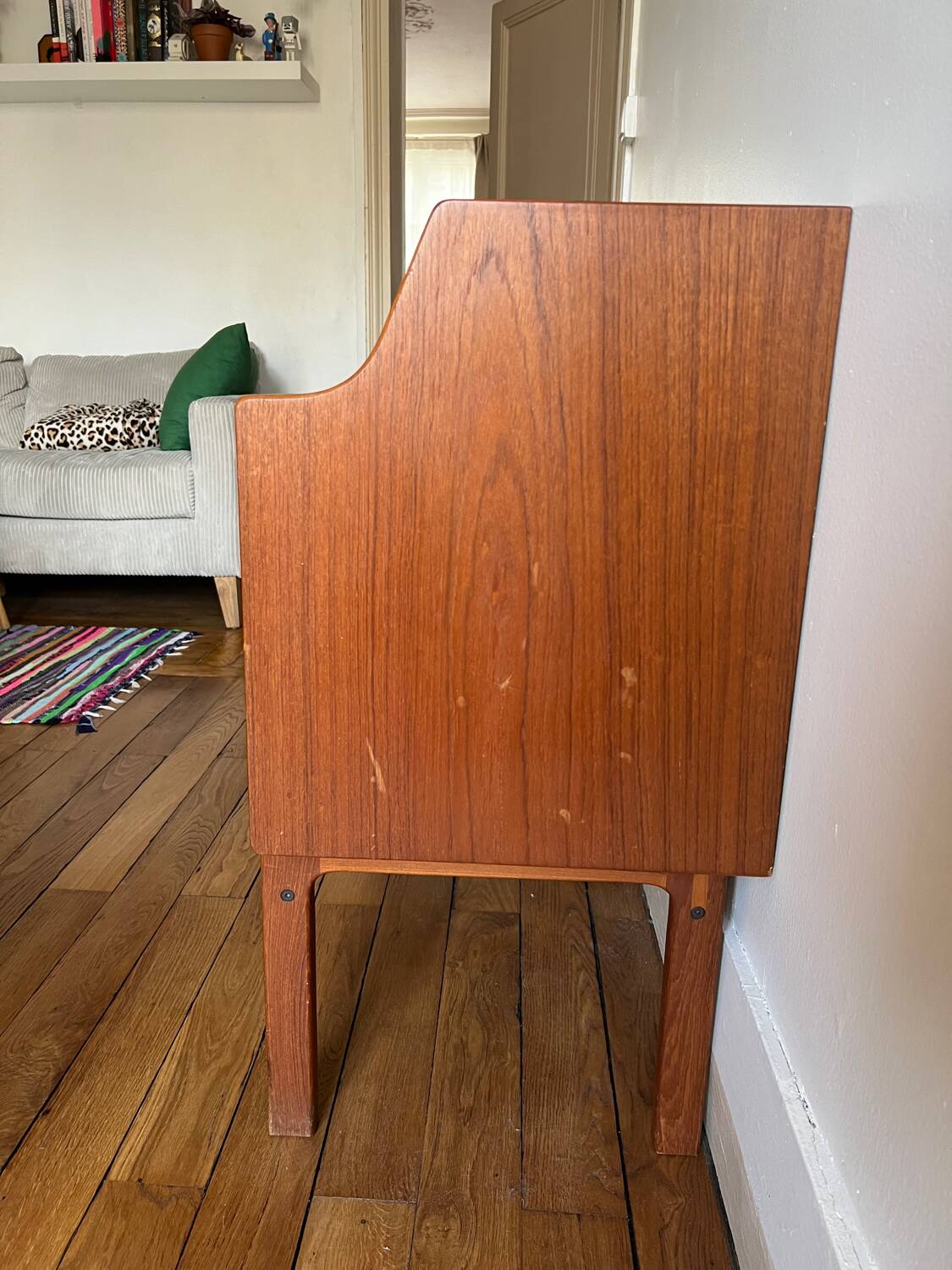 Bureau secrétaire vintage par Arne Wahl Iversen, Danemark