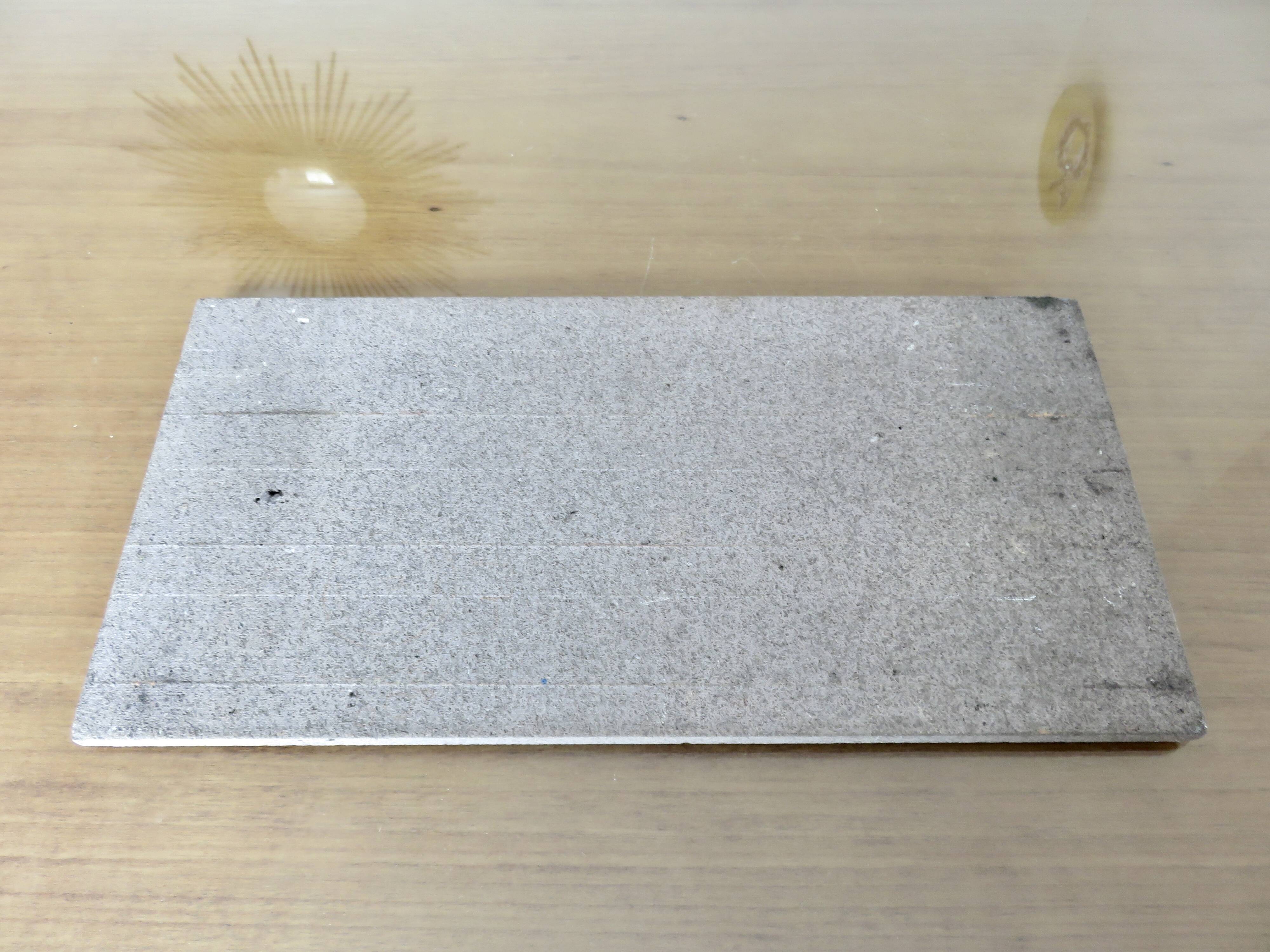 Plaque moderniste en lave émaillée, 1960