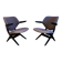 Paire de fauteuils Louis Van Teeffelen pour Webe