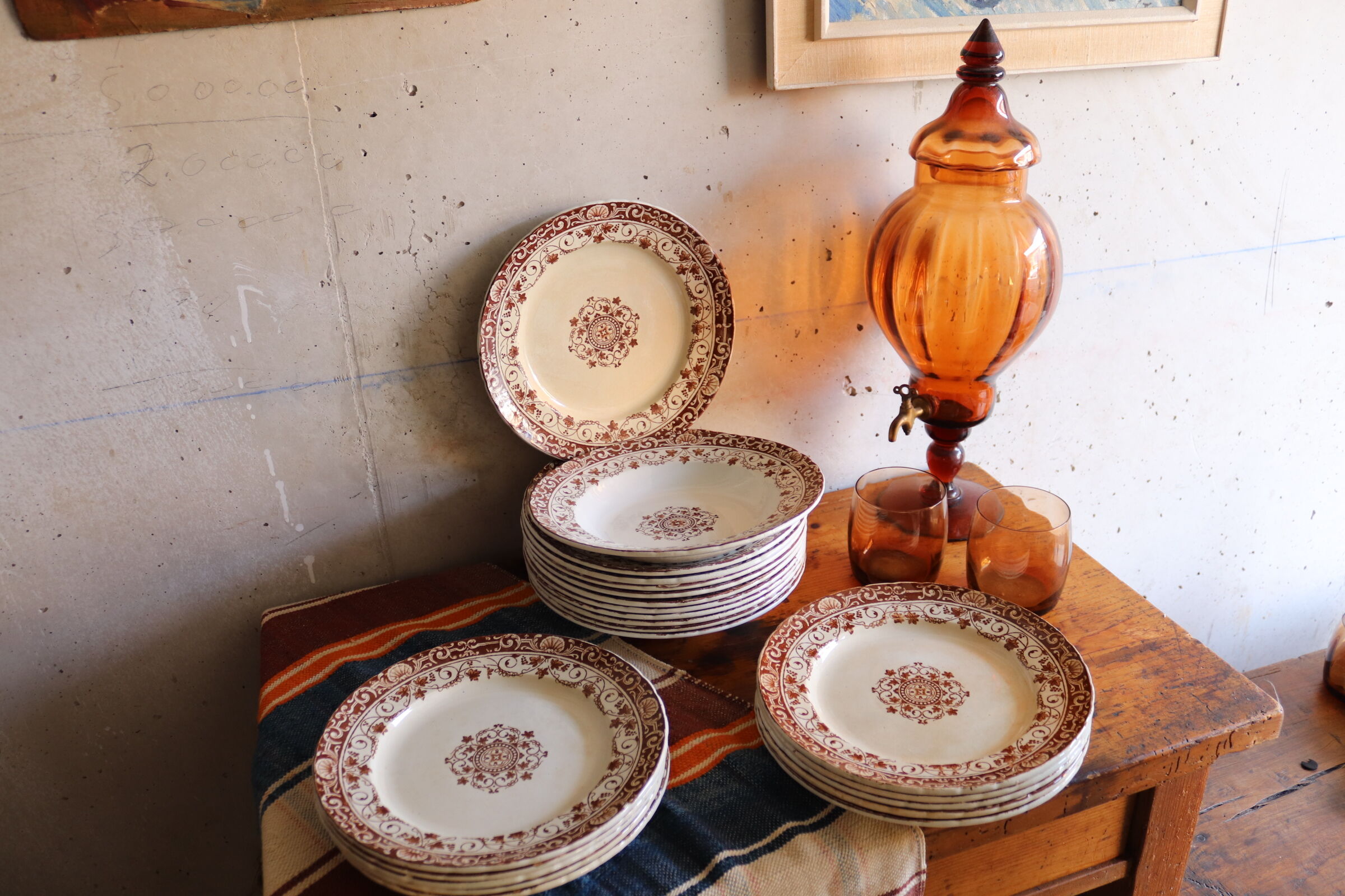 22 plates Jules Vieillard Louis LX