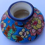 Small Longwy enamel vase