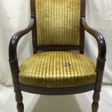 Charles X mahogany armchair