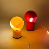 Paire de lampes Space Age italiennes Gagiplast en plastique années 70