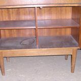 Showcase - Brissac secretary 1960 in oak and veneer