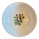Vintage porcelain salad bowl - bird and flower decorations