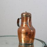 Coquemar ancien, pichet, cuivre ancien, 19eme