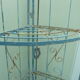 Large corner iron shelf
