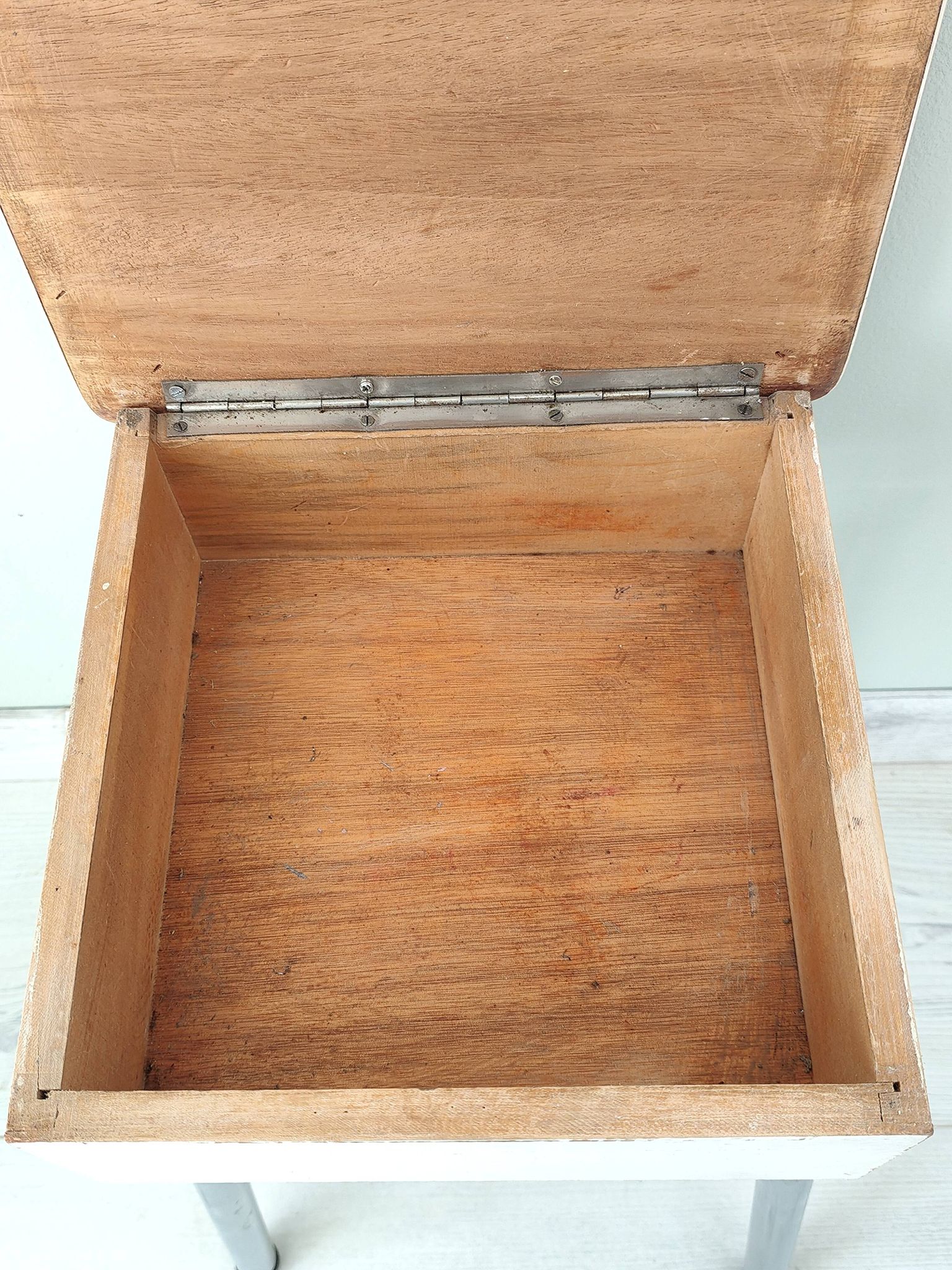Vintage storage stool