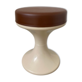 Old vintage plastic tulip stool 1970