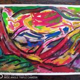 Pierre Lacroux (1909-1993) Gouache on paper 24 x 32 cm dated 1989 -(285)