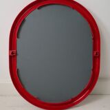 Miroir ovale rouge, 1970-1980