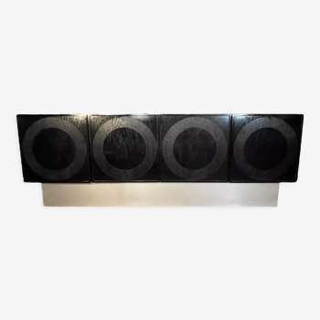 Enfilade De Coene Frères Op'Art vintage 1970