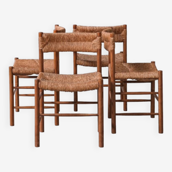 'Dordogne' Mid-Century Rush Dining Chairs