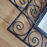 Miroir orienale porte en fer forgé