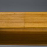 Mid-Century Wall Unit Cabinet and Sideboard in Walunt, 1970s, Set of 2