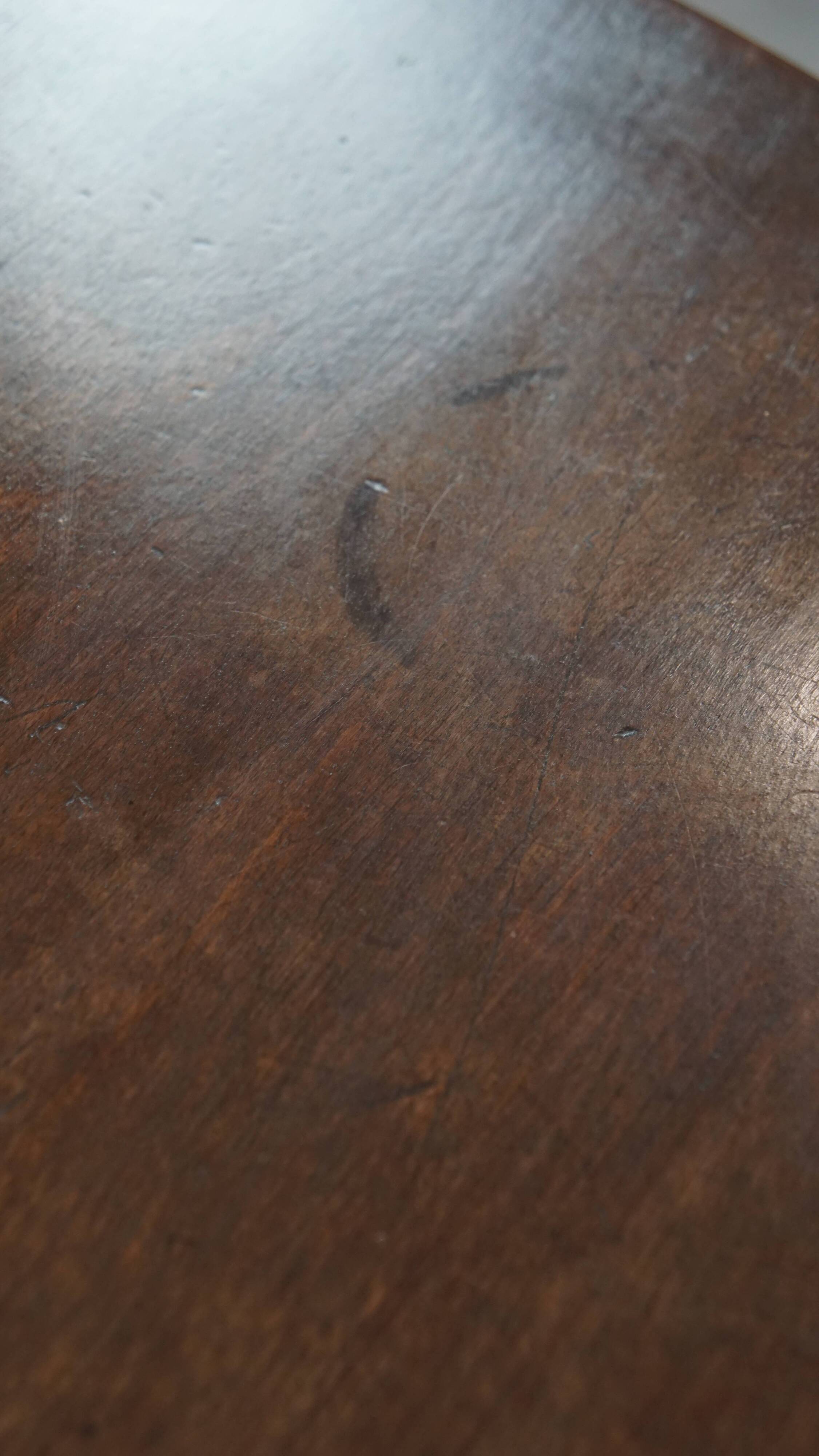 Table pivotante et inclinable en forme de cage à oiseaux, style anglais, du XVIIIe siècle