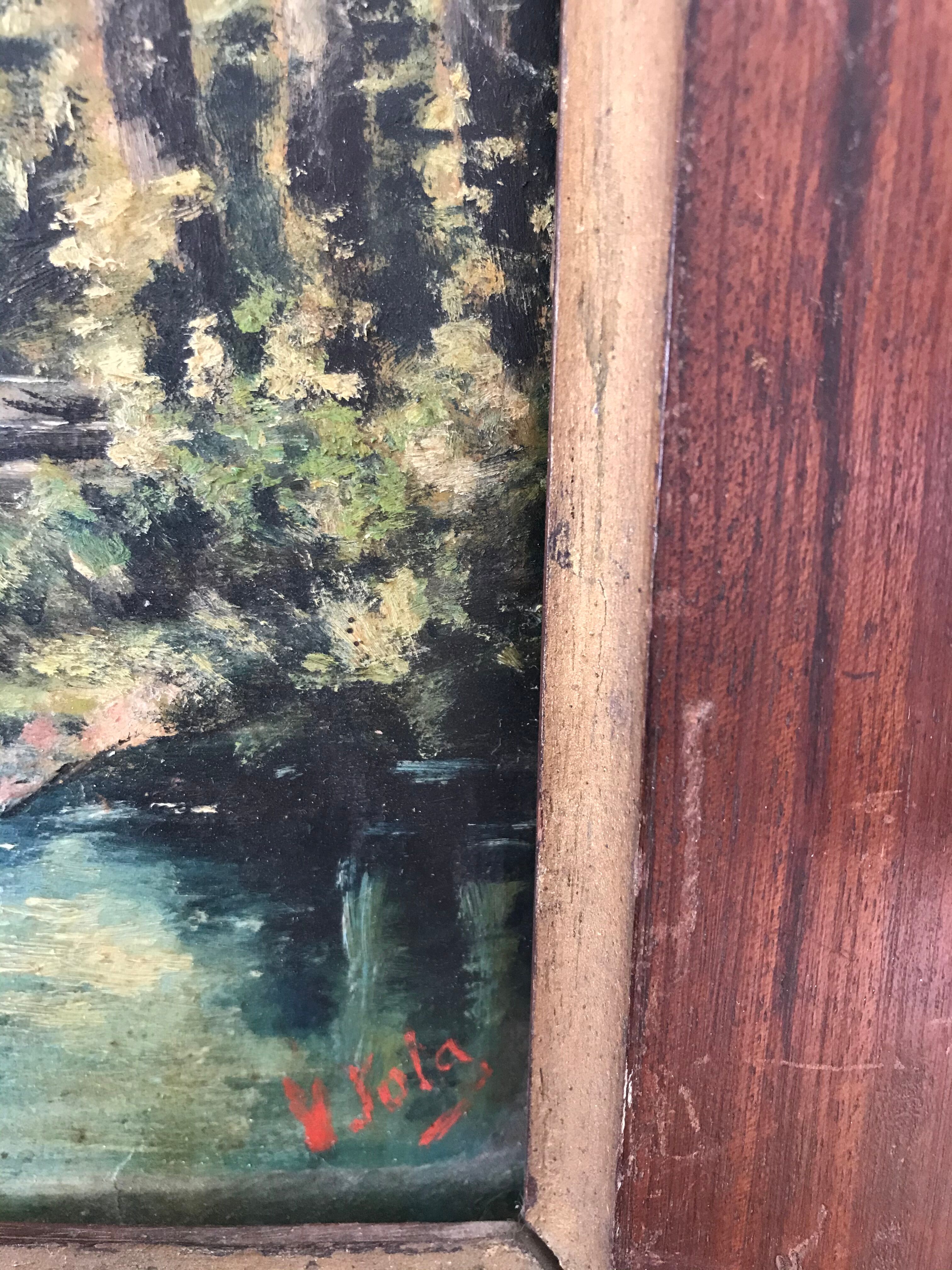 Pair of 19th-century paintings