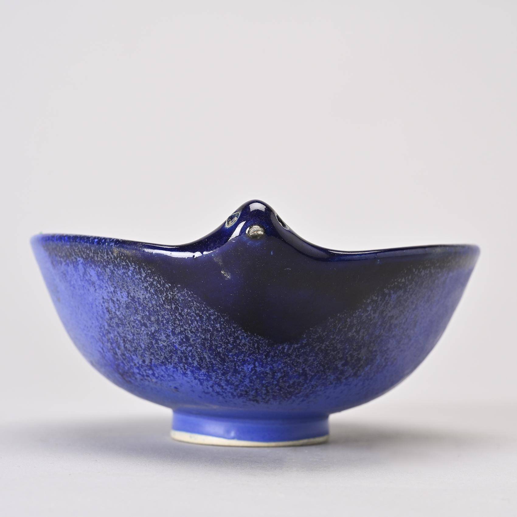 Set of two ceramic birds, Gérald Olivier, Switzerland circa 1970