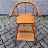 Chaise haute vintage bébé