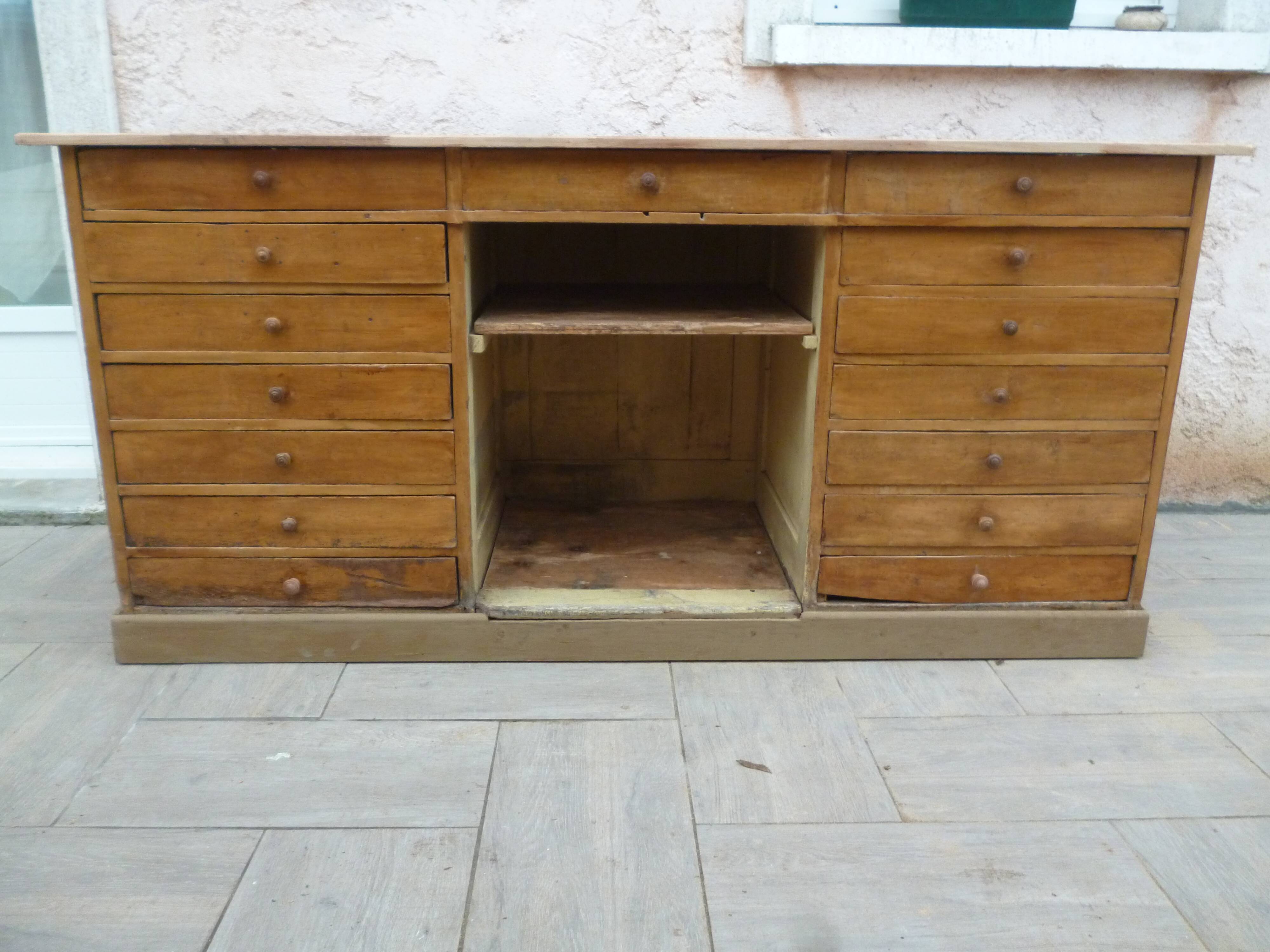 old pharmacy counter