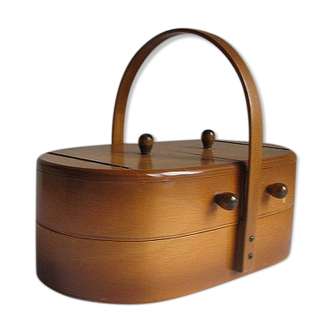 Boîte à coudre du milieu du siècle 1950/60s