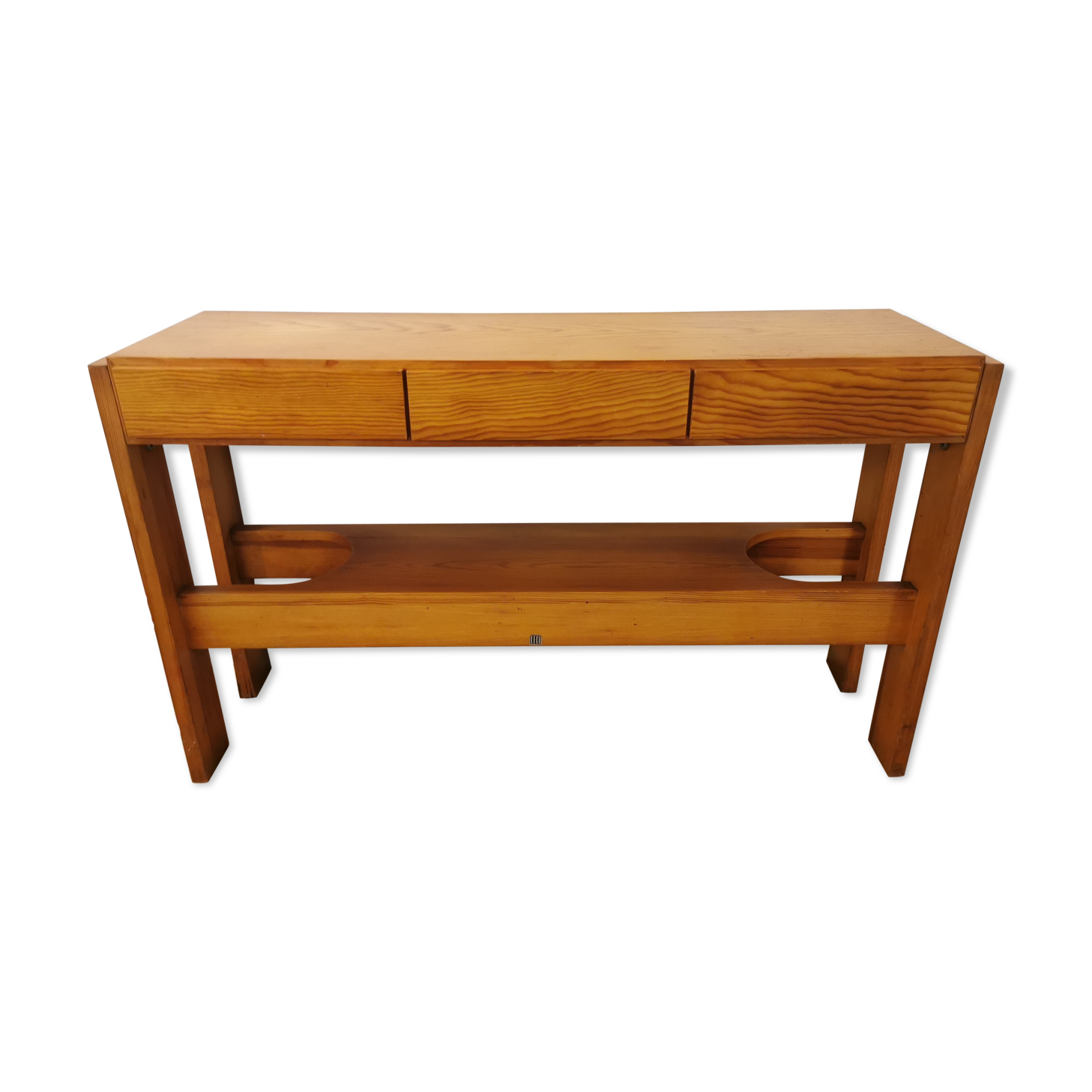 Minimalist console in vintage, 60s