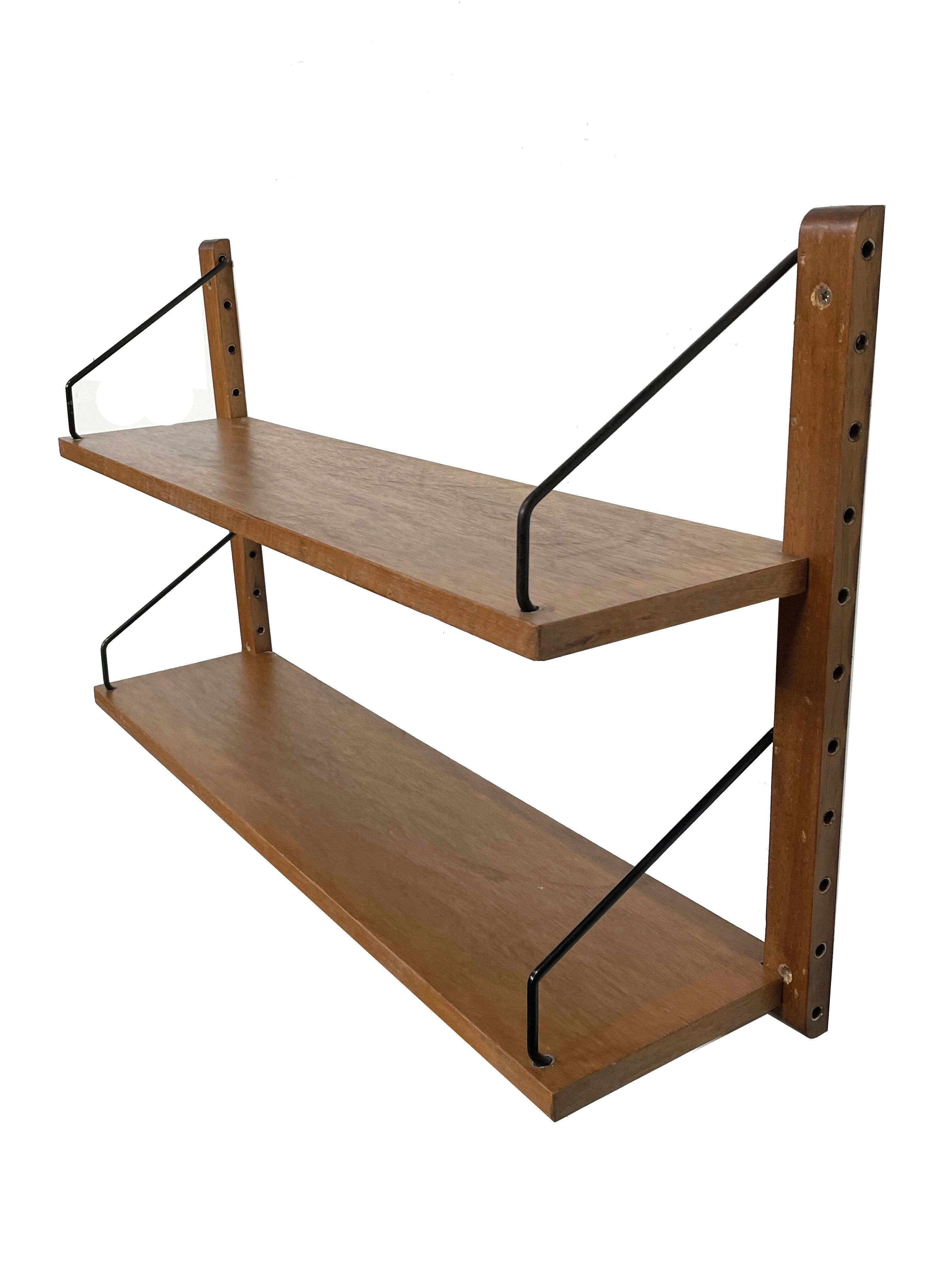 Vintage wall unit Poul Cadovius Danish design compact