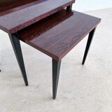Vintage rosewood set nesting tables