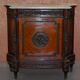 Louis Buffet in Walnut 19th Century with Drawers, Marble and Bronze Ornaments