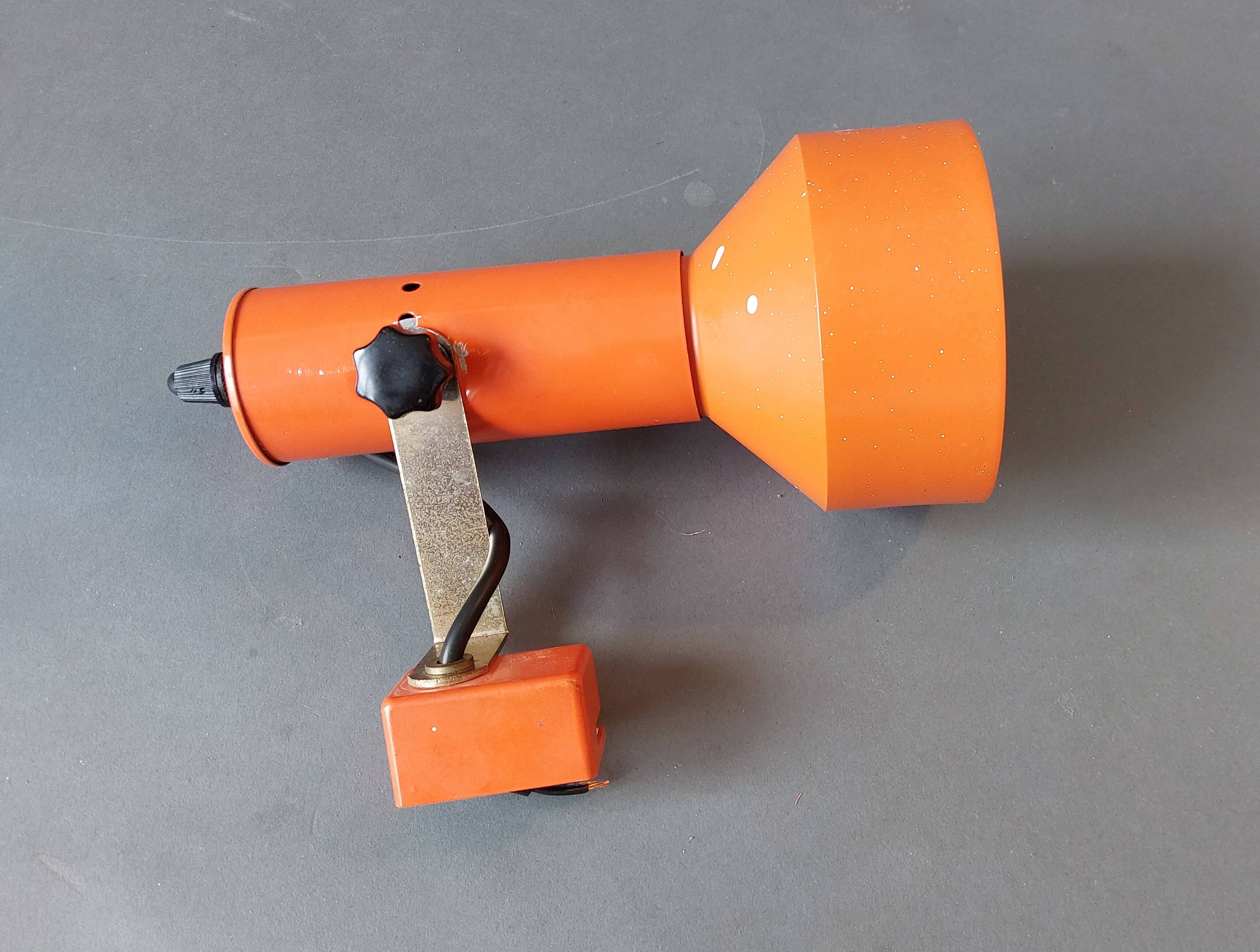 Orange wall light 1960/1970.